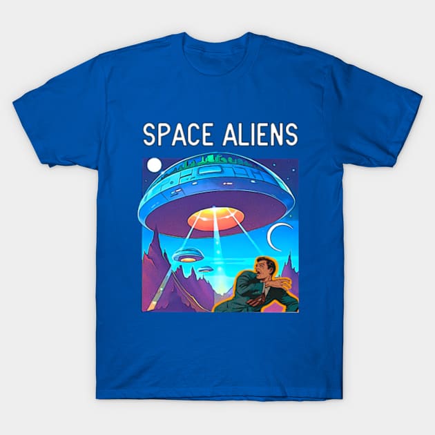 space aliens T-Shirt by HARKO DESIGN